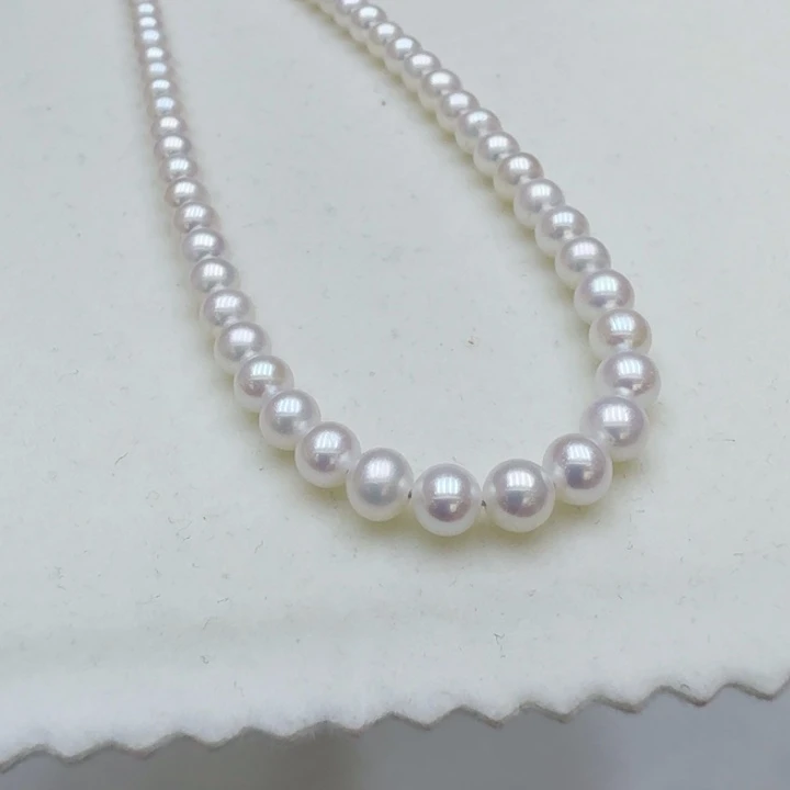 淡水珍珠银S925镶嵌颈饰274
