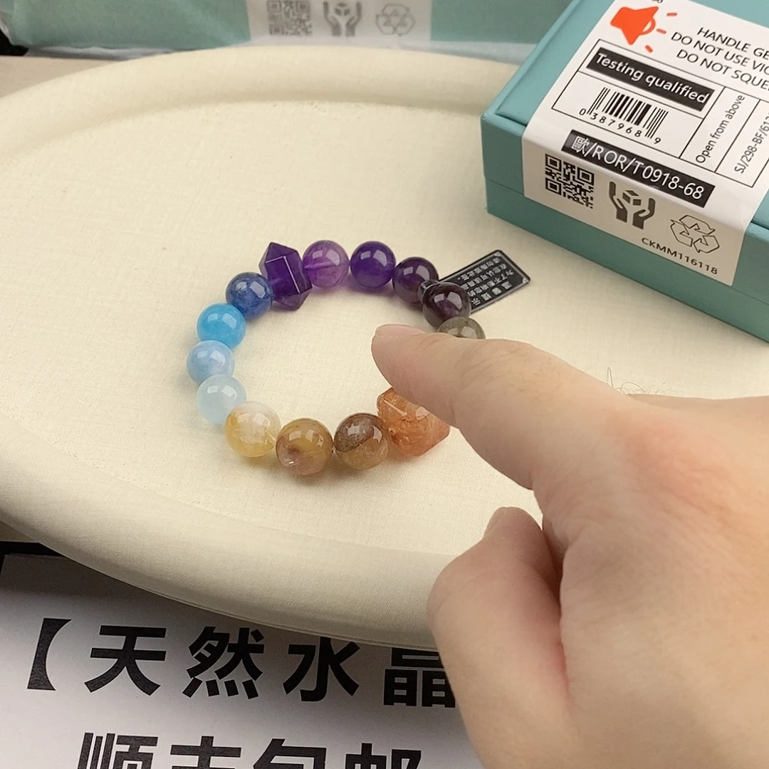 手链银S925镀金镶嵌水晶