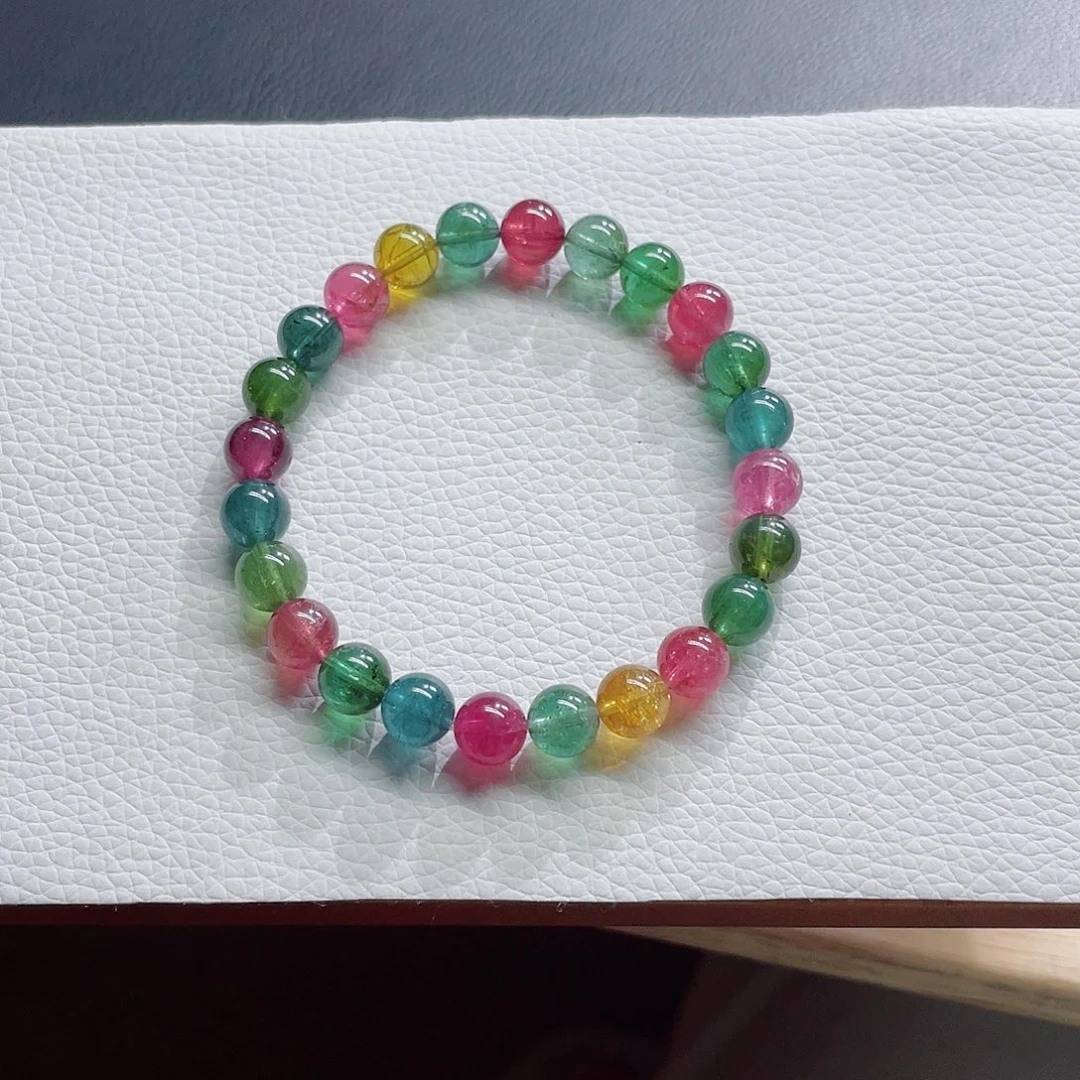 未镶嵌碧玺手链8.2mm左右