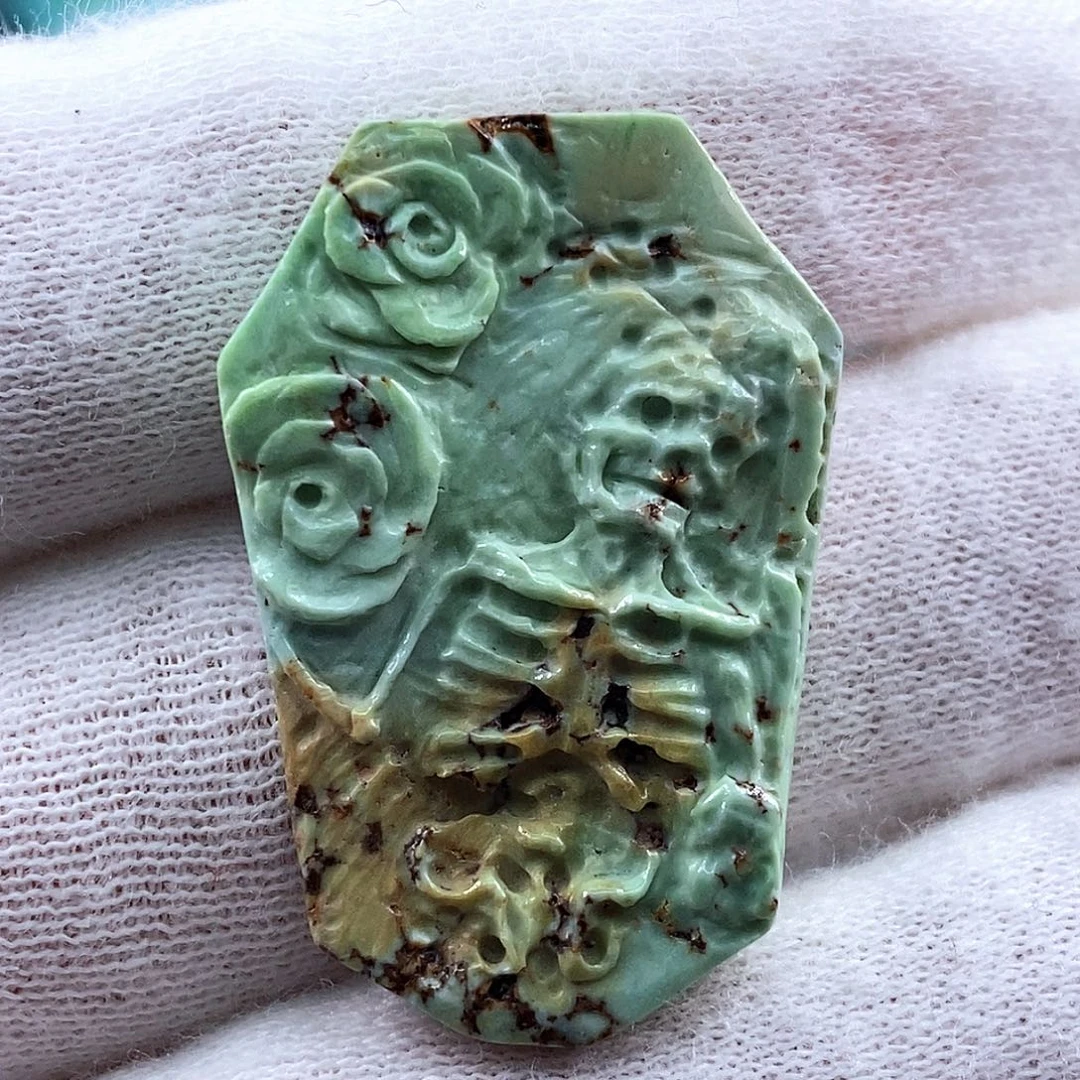 绿松石未镶嵌珠宝奇石