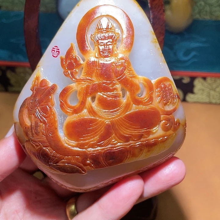 和田玉未镶嵌颈饰A7