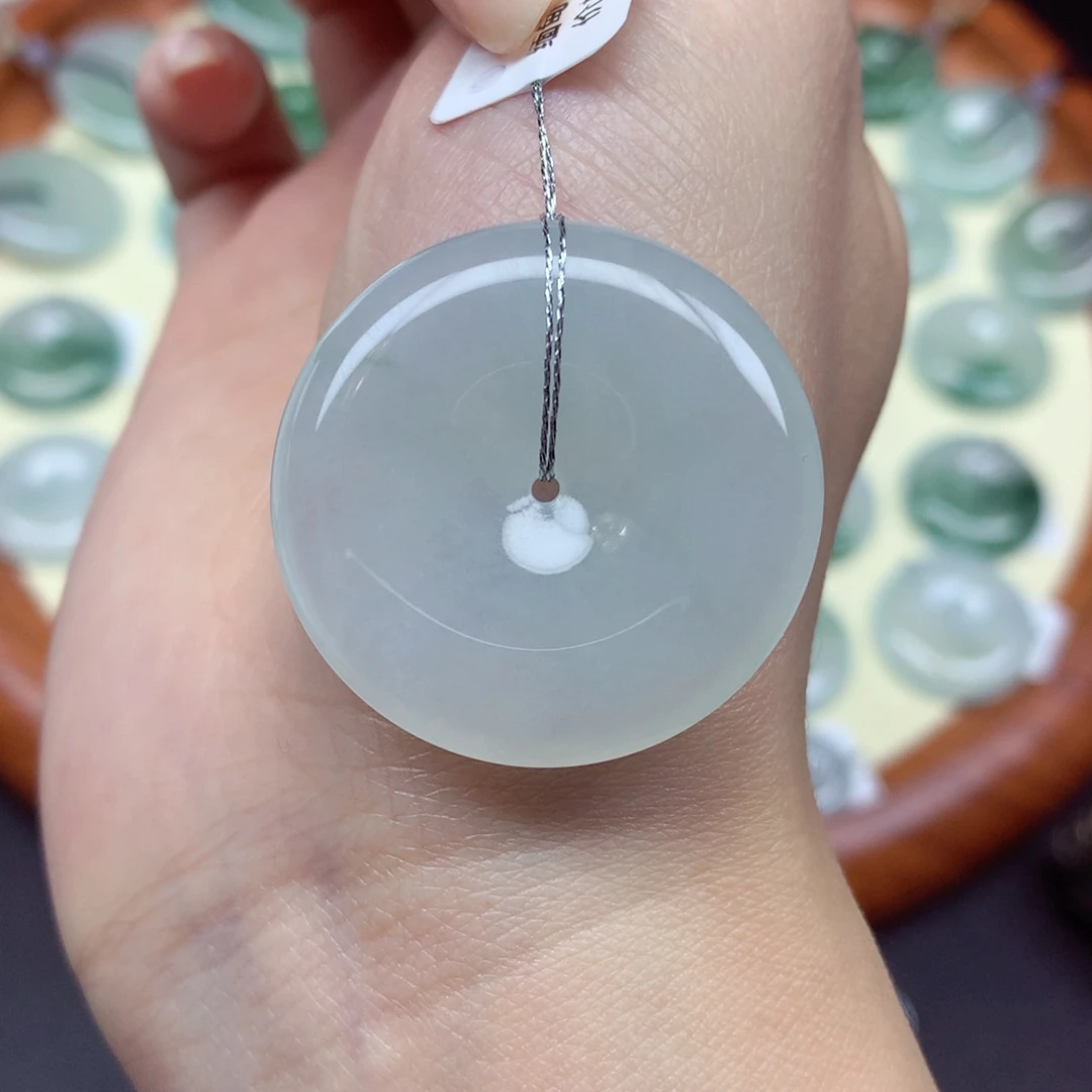 翡翠未镶嵌颈饰吊坠31.3/5.7mm