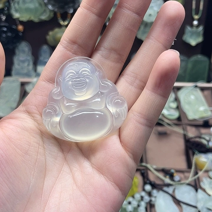 J***Q未镶嵌蛇纹石玉吊坠(赠链)