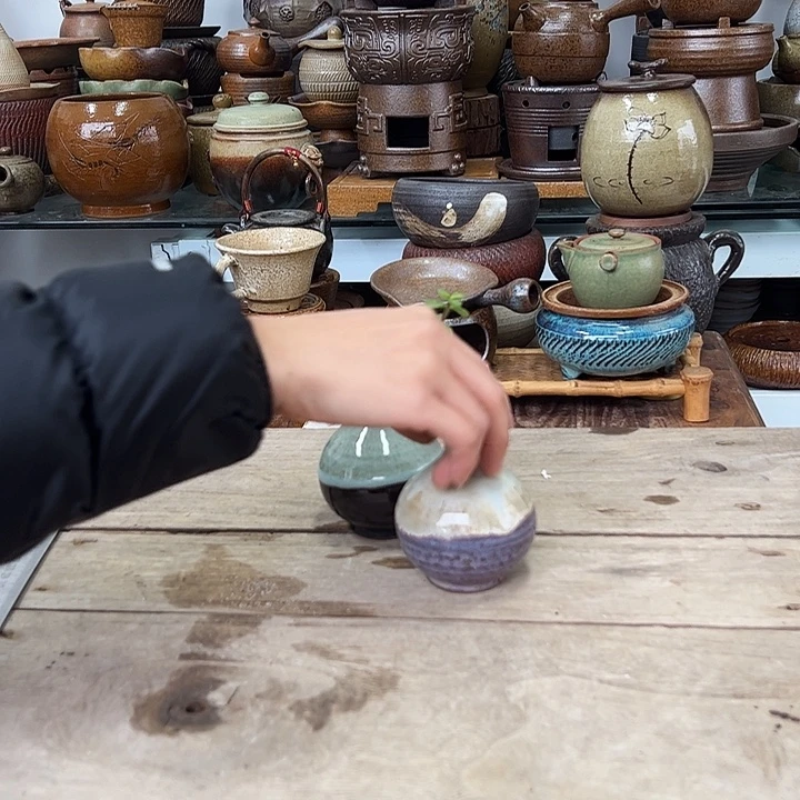 紫砂宜兴紫砂粗陶茶具4