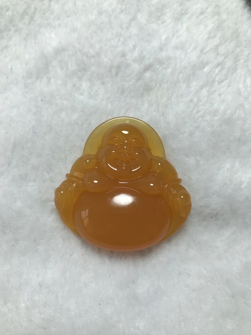 黄龙玉佛公挂件吊坠