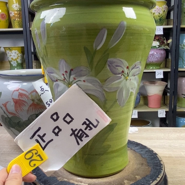 景德镇高温陶瓷花盆