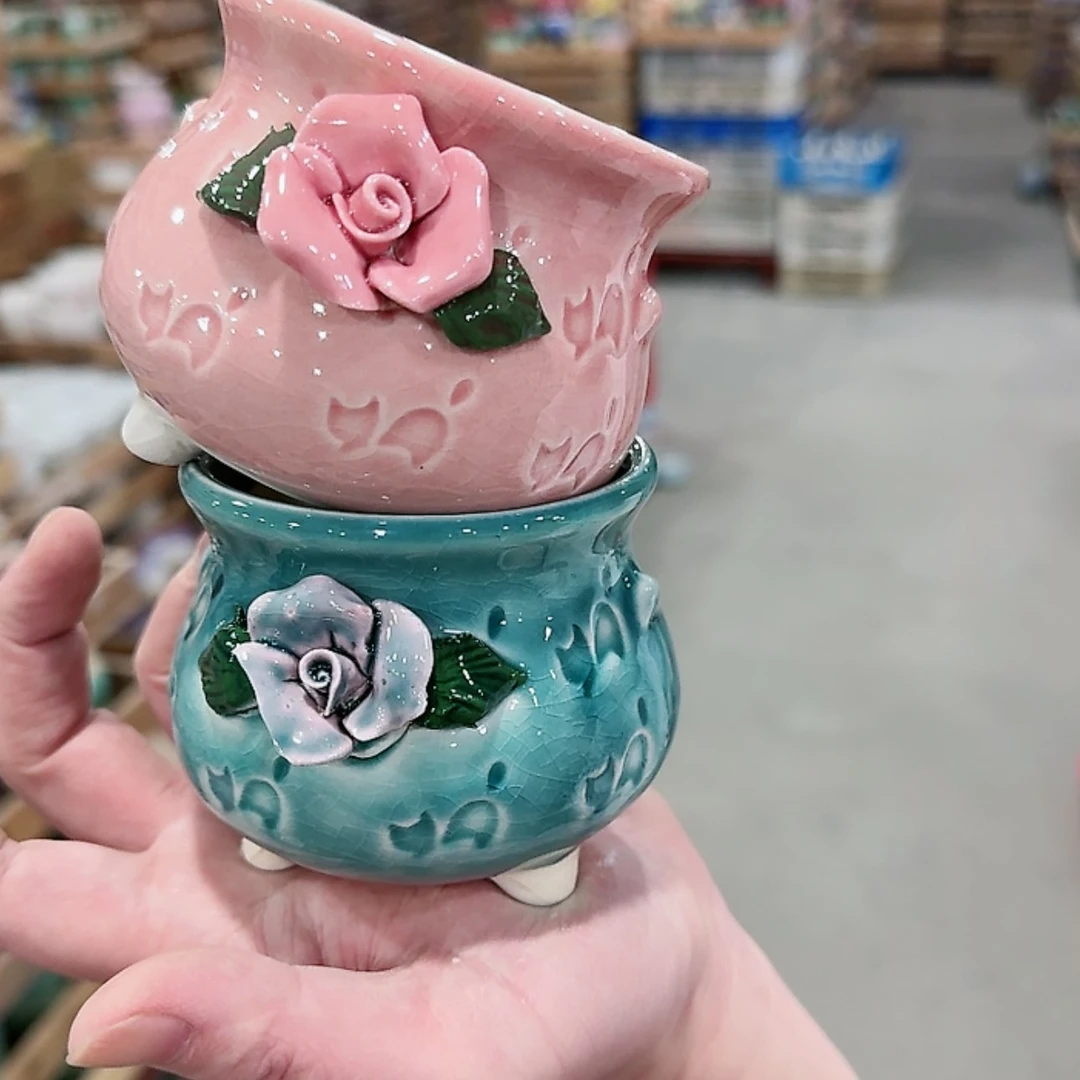 【闪购商品】陶瓷福利品，花盆凑单满10元发货！