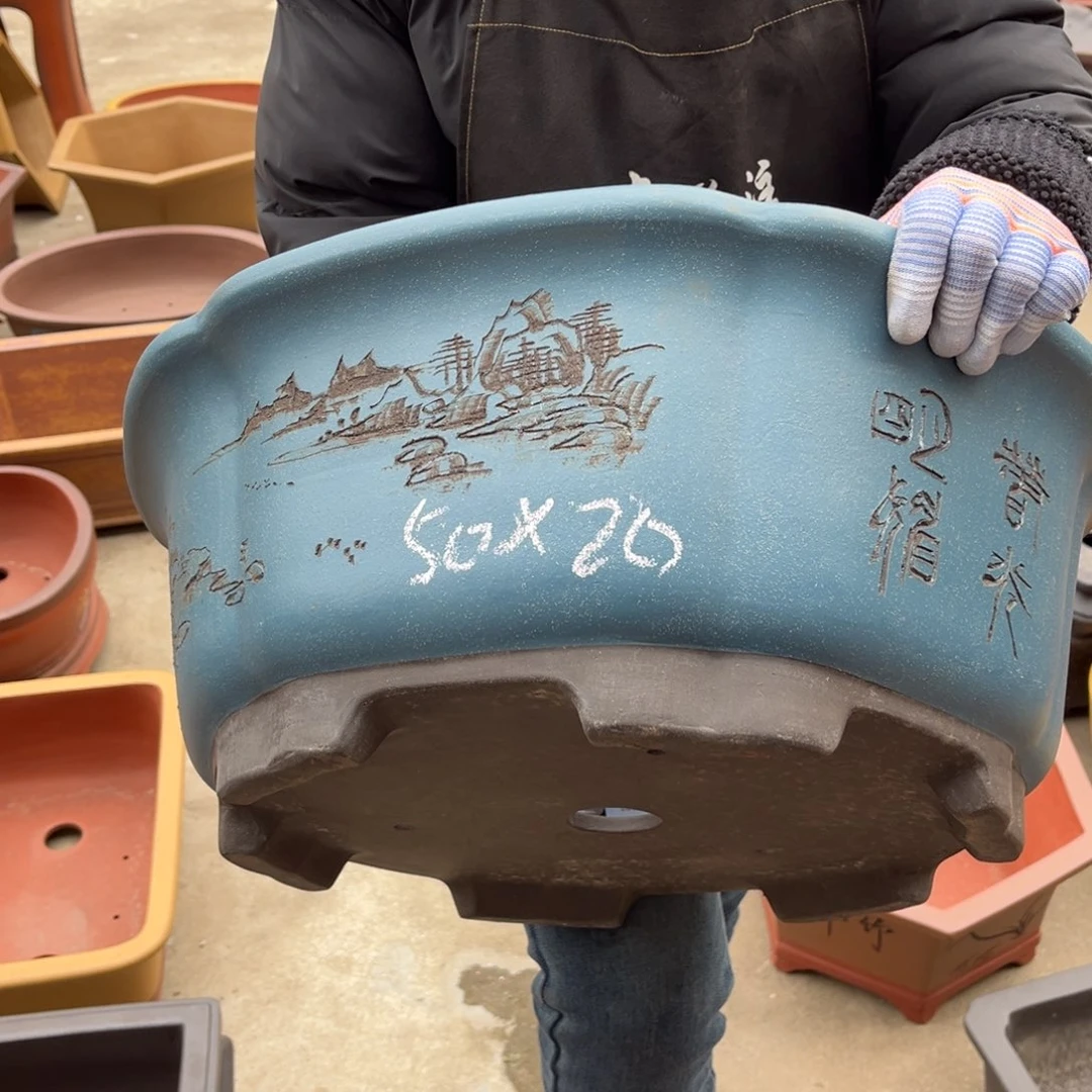 紫砂花盆盆景艺术