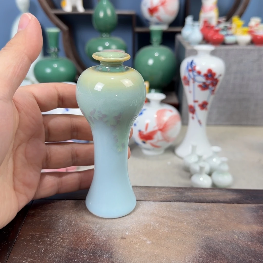 陶瓷手工小花器摆件