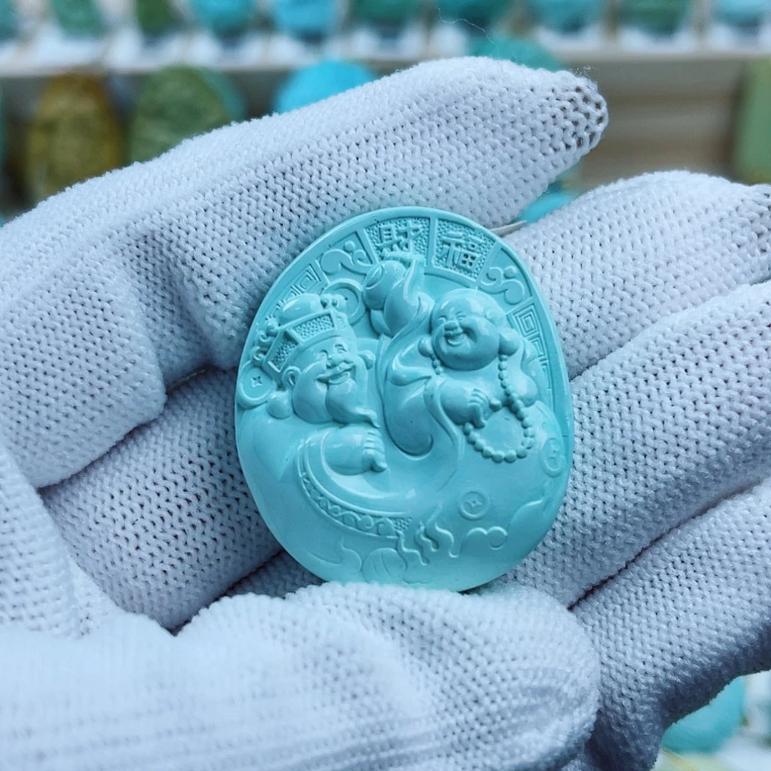 绿松石未镶嵌珠宝奇石