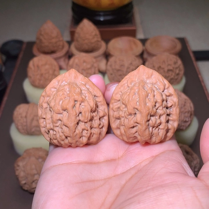 核桃文玩核桃把件佛肚