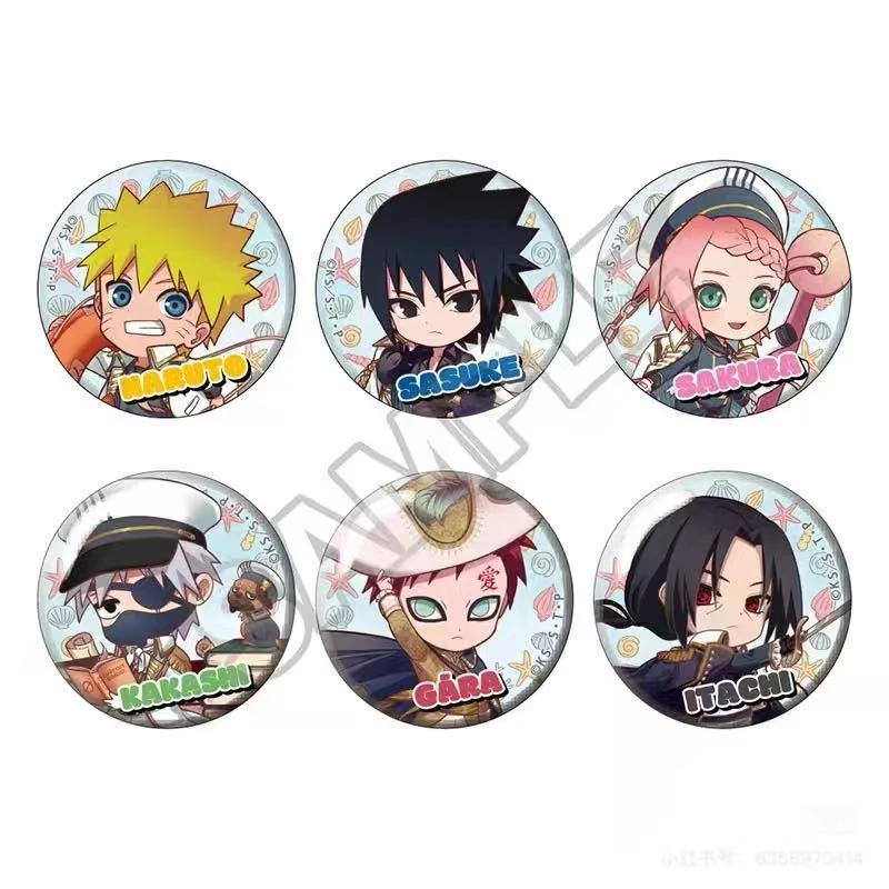 日谷 火影忍者 海军风Q吧唧【盲盒产品 默认代拆】