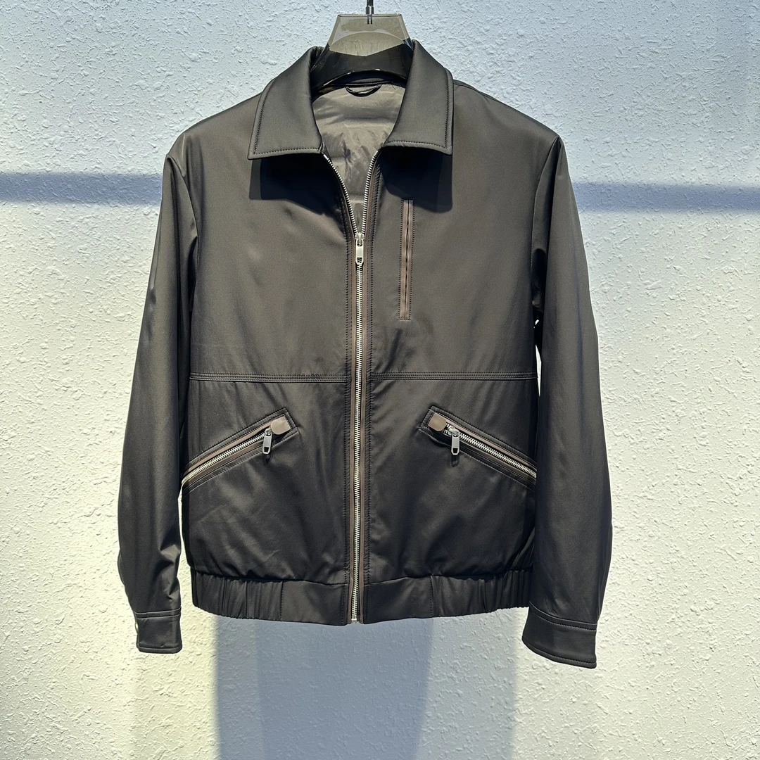 5837男士秋冬鹅绒羽绒服夹克休闲时尚百搭款