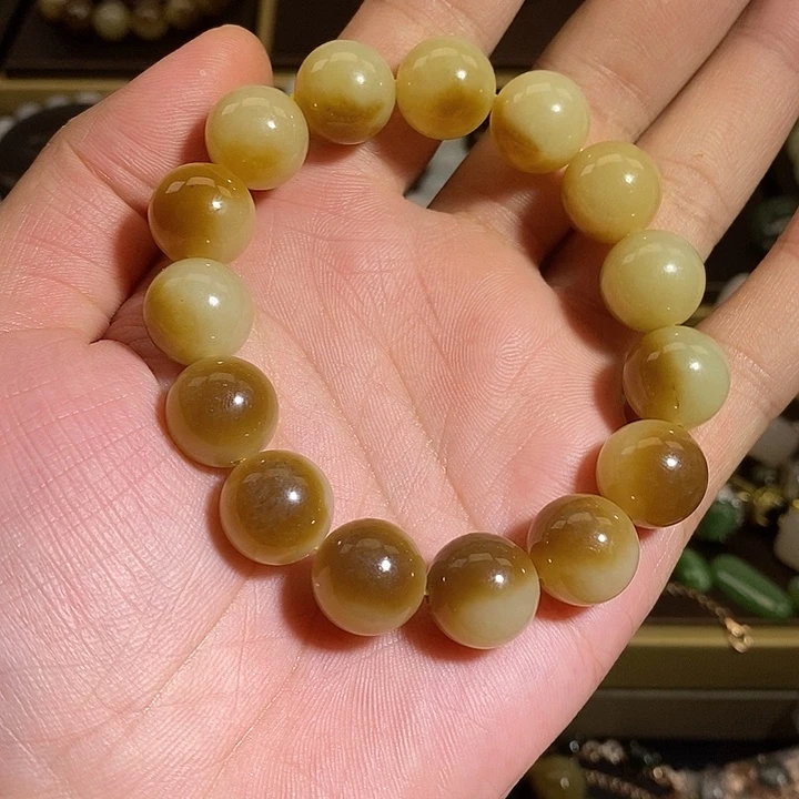 未镶嵌手串和田玉（糖玉）