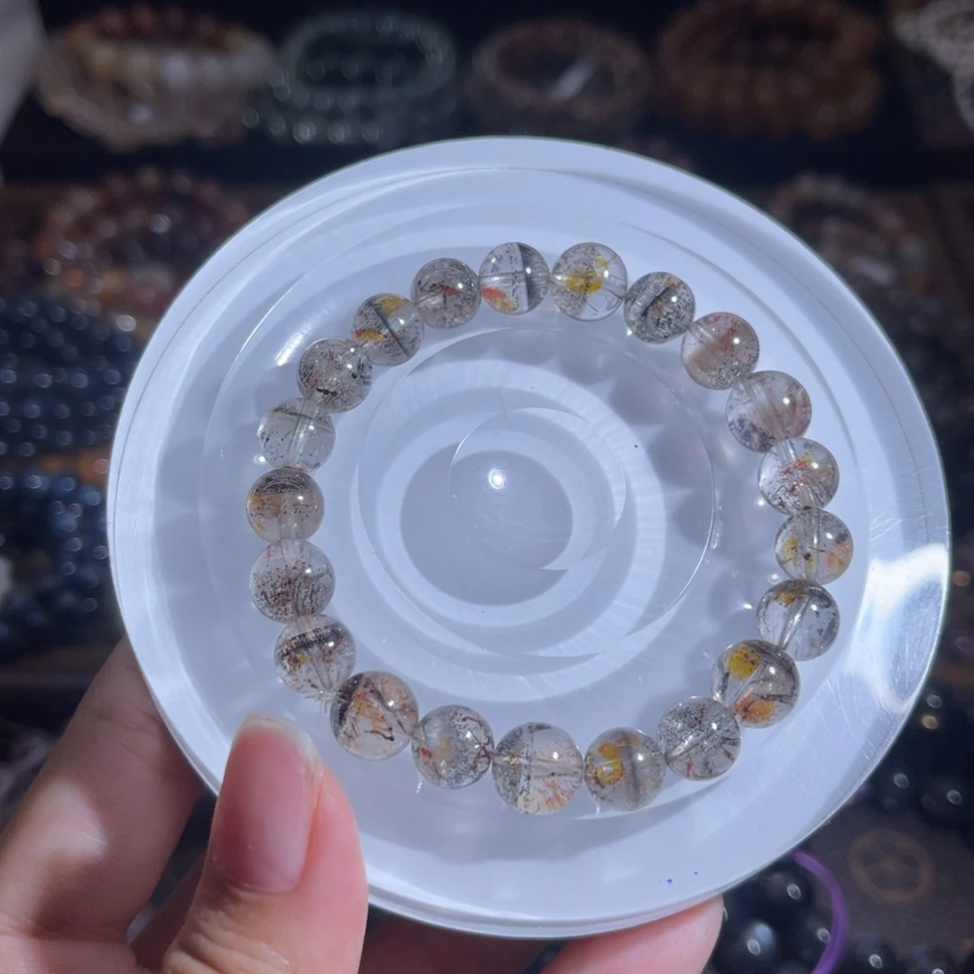 未镶嵌手链水晶胶花毒液共生