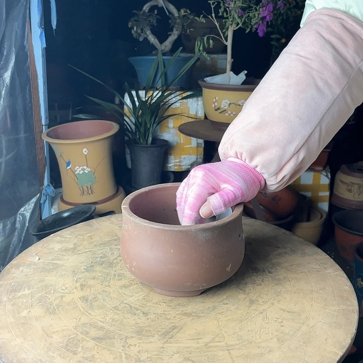 紫砂宜兴紫砂花盆2