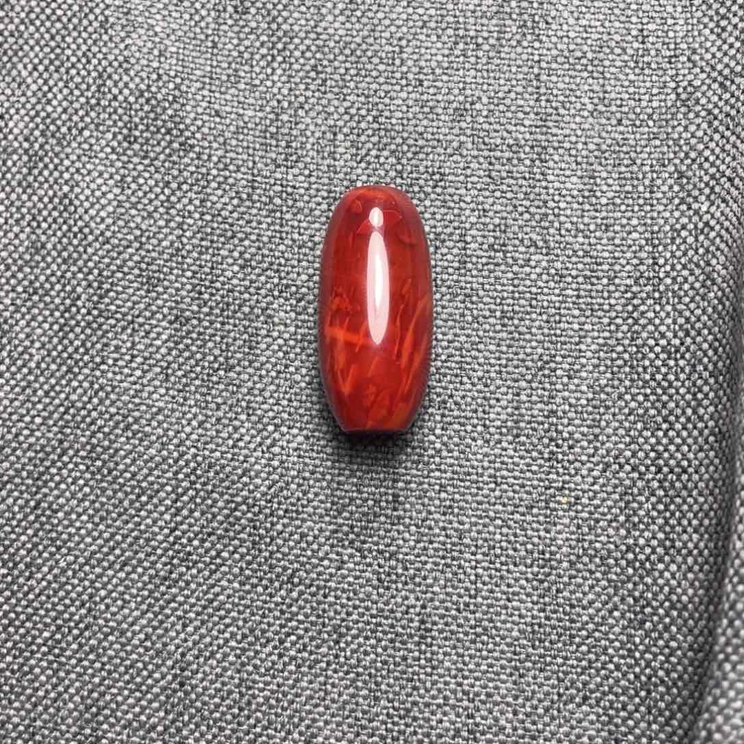 未镶嵌单珠南红玛瑙斋*?