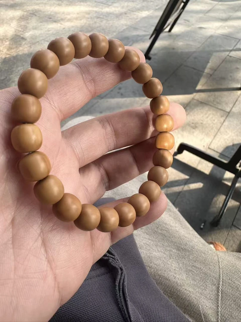 雪山-精品原皮老型猴头手串原皮原色原桩猴头核桃雕刻手串10mm