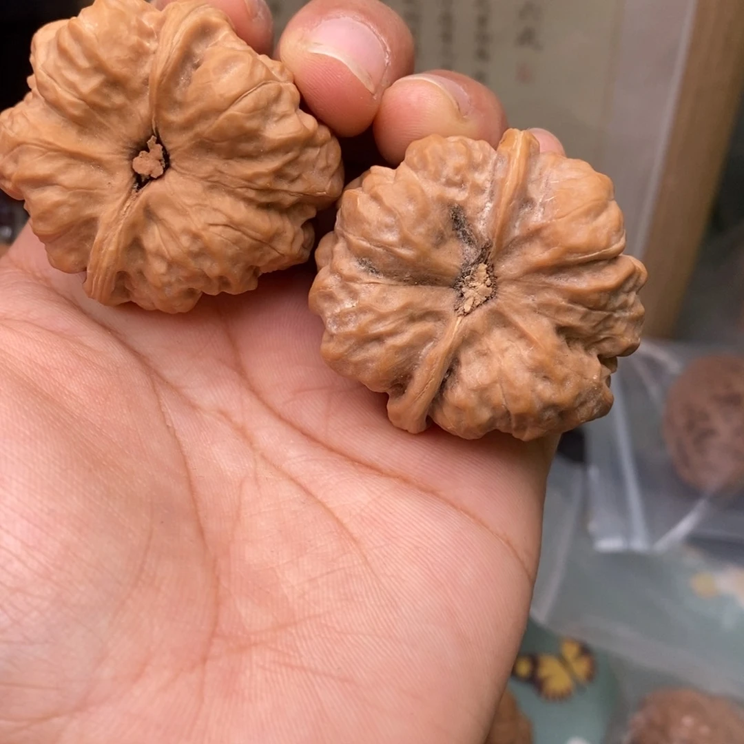 文玩核桃把件38蛤蟆头78