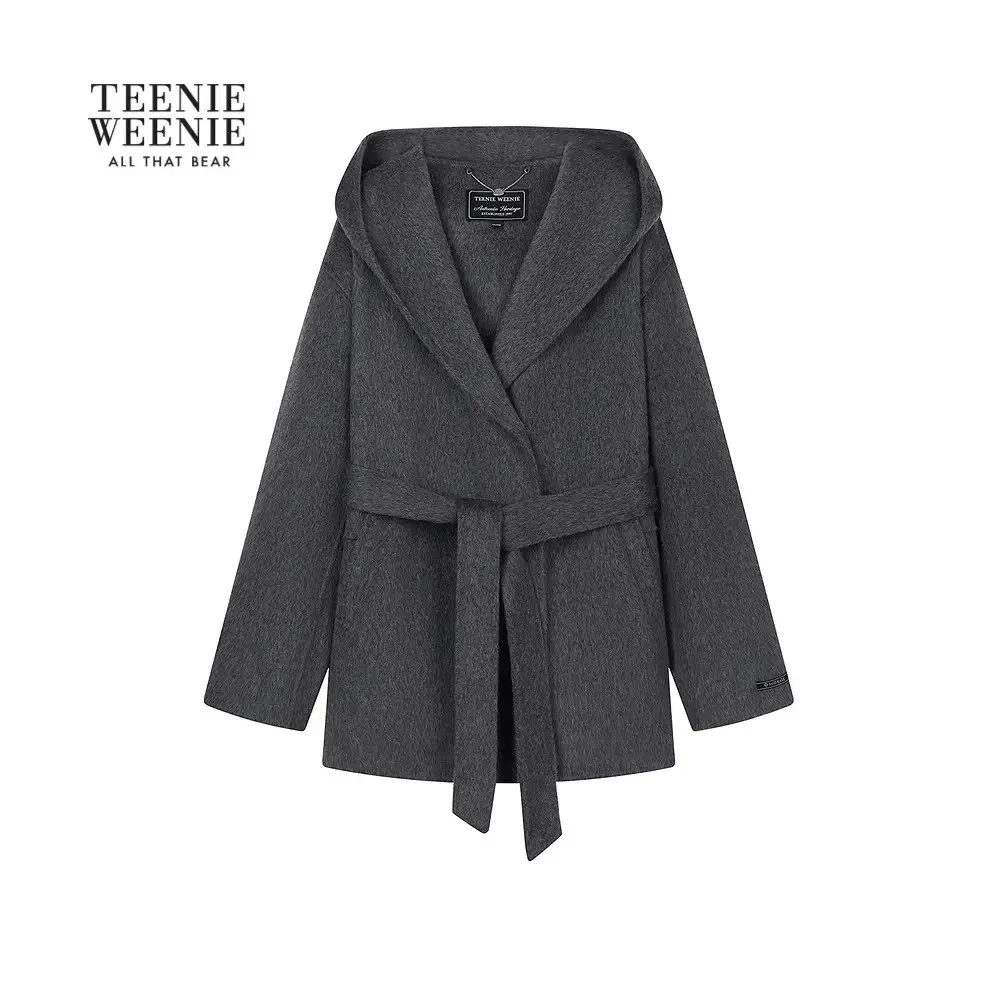 *【绵羊毛 羊驼毛】TeenieWeenie小熊25秋西装领大衣TTJW254TW2A