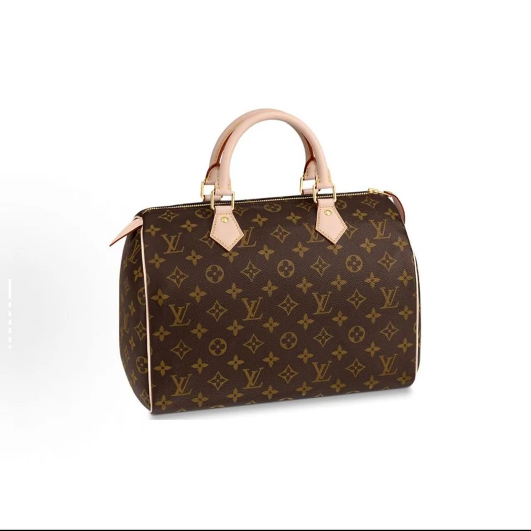 99新 LouisVuitton/路易威登 【达播专属】老花speedy30手提包