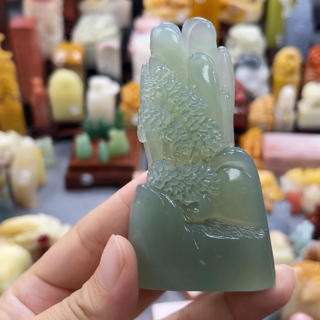 寿山石印石秀****y4110包邮包刻