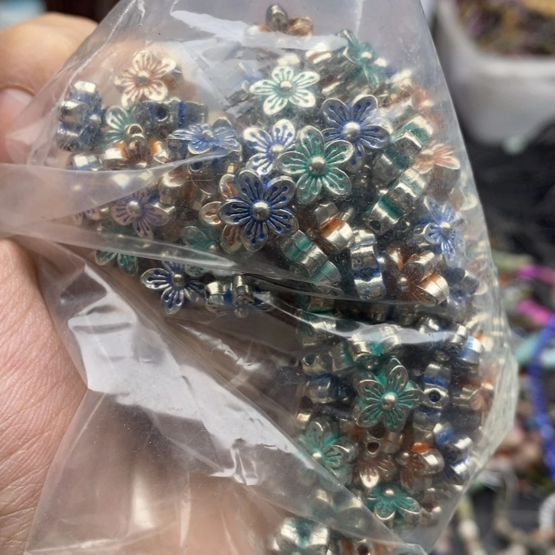 玛瑙/玉髓未镶嵌珠宝半成品打包合金B179