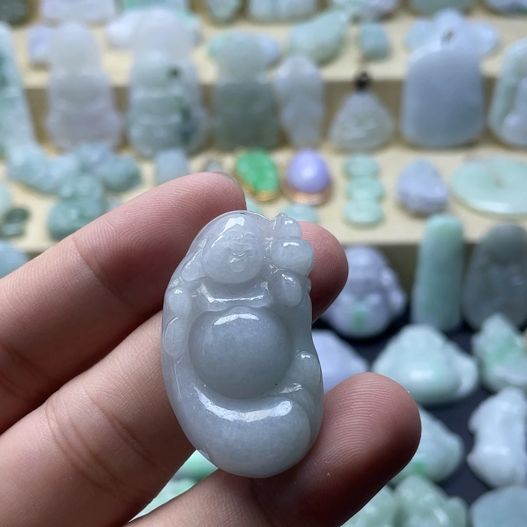 颈饰未镶嵌翡翠纯天然翡翠