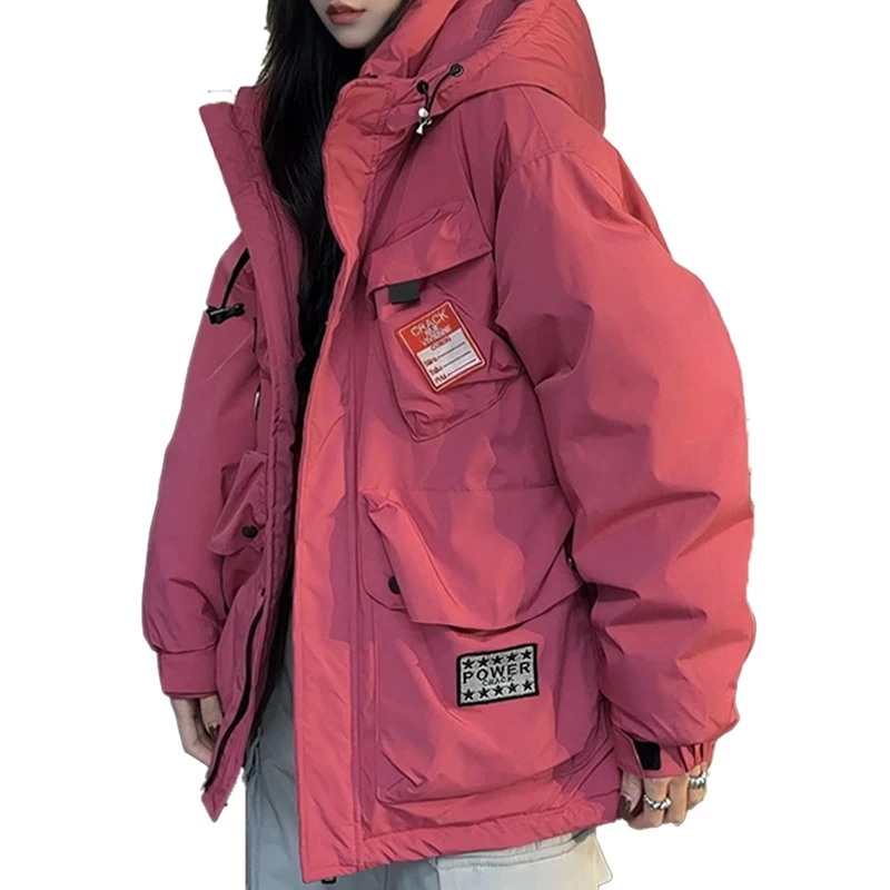 【小杜】2024爆款羽绒服男冬季情侣款连帽鸭绒保暖加厚羽绒外套