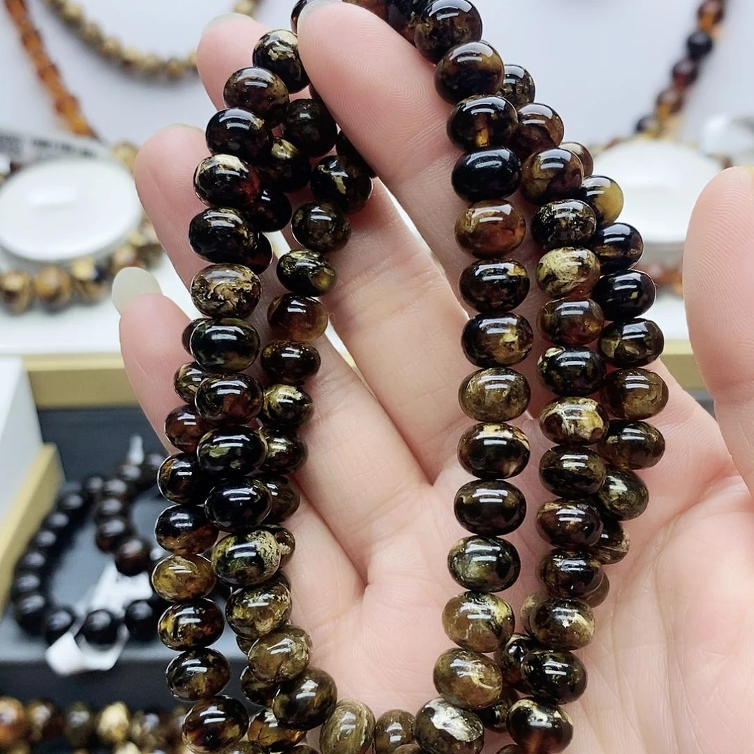 琥珀颈饰未镶嵌琥珀8