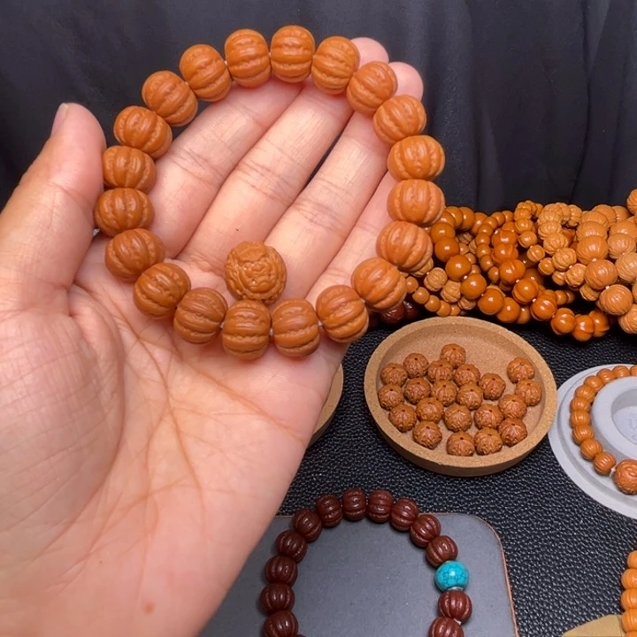 猴头核桃吊坠14新八愣串财神