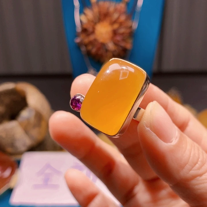 手链琥珀未镶嵌波兰设计款琥珀蜜蜡