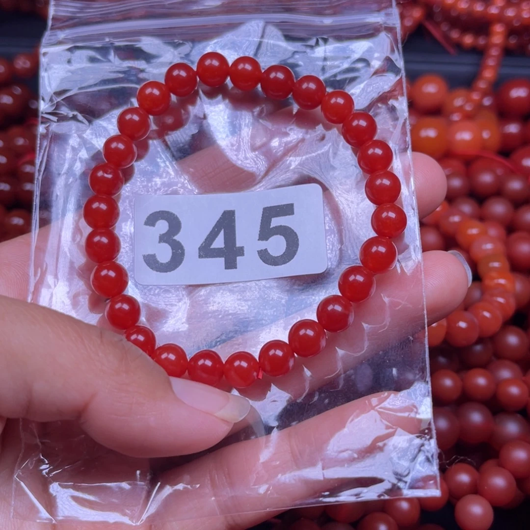 南红玛瑙未镶嵌手链