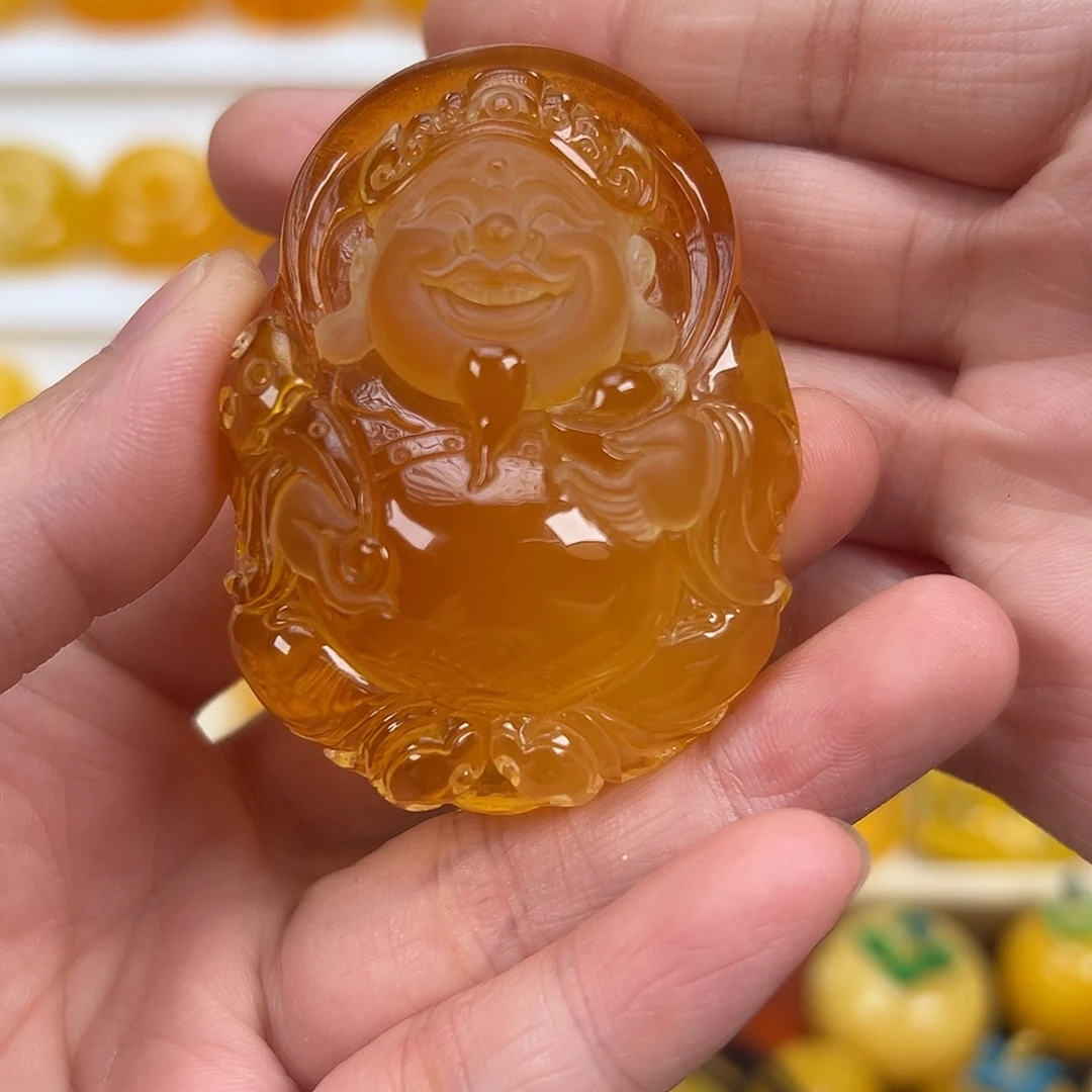 *****蜜蜡未镶嵌颈饰32.9克