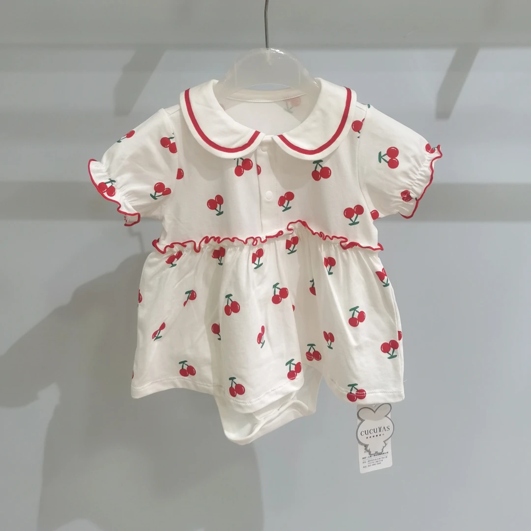 Cucutas婴童连体衣高颜值婴儿外出衣服宝宝哈衣爬服夏CY25SUW048