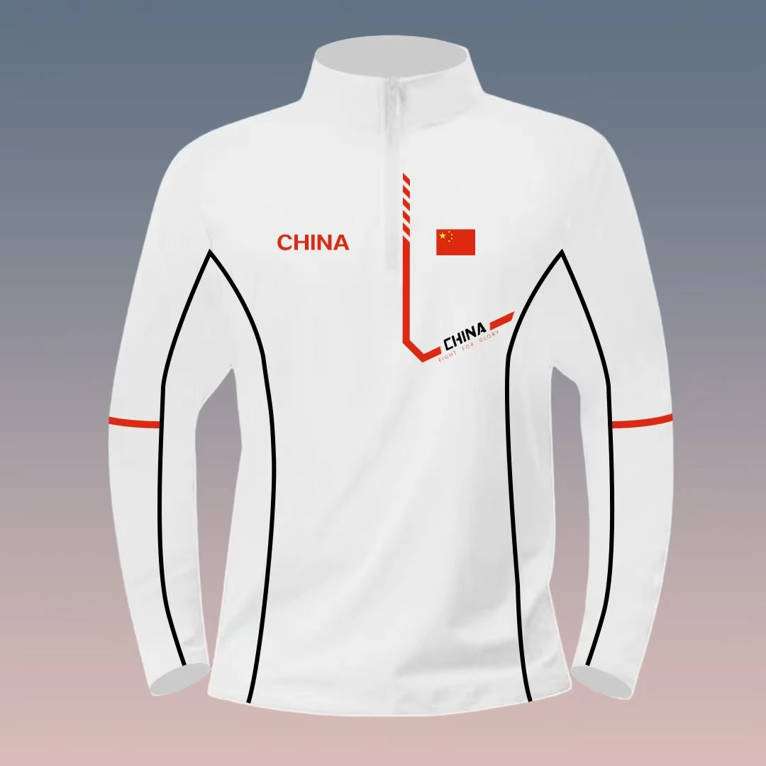 2025春季新款户外透气跑步速干立领半拉链休闲健身卫衣