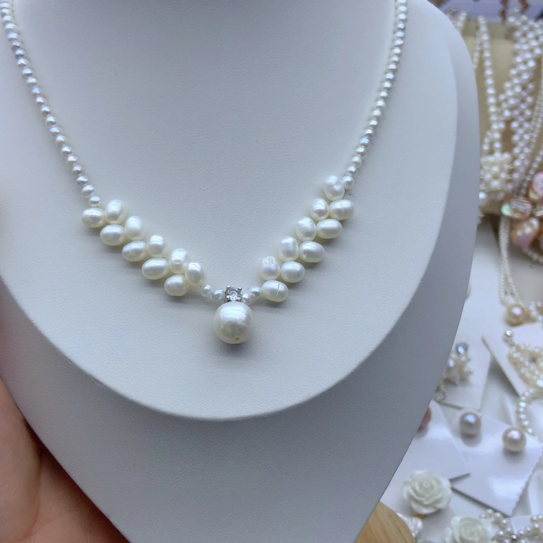 淡水珍珠未镶嵌耳饰