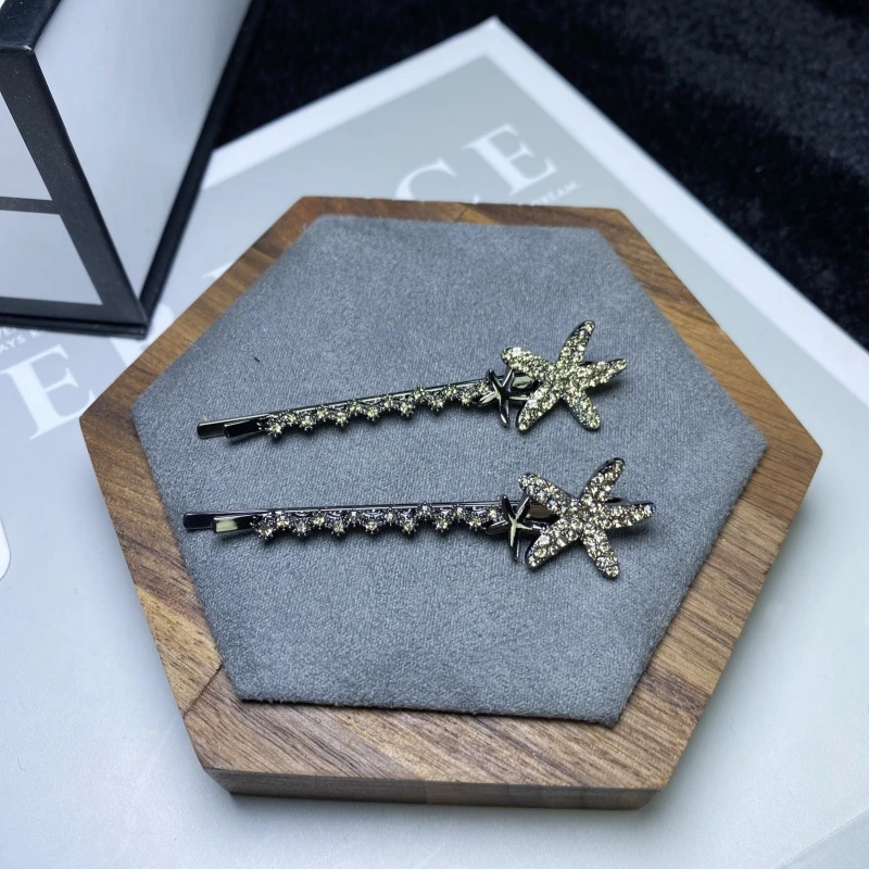 L403海星一字夹一对装