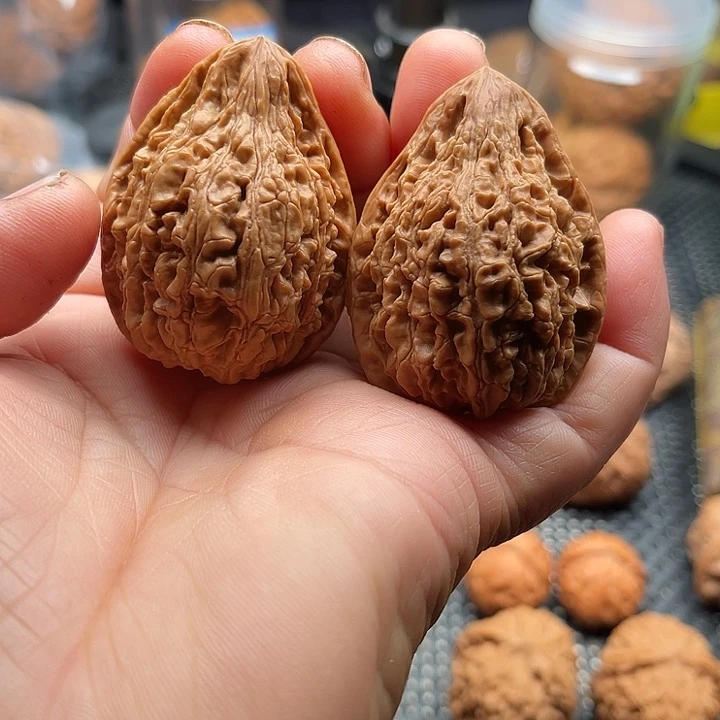 桃核把件瓷瓶鸭嘴瘦37