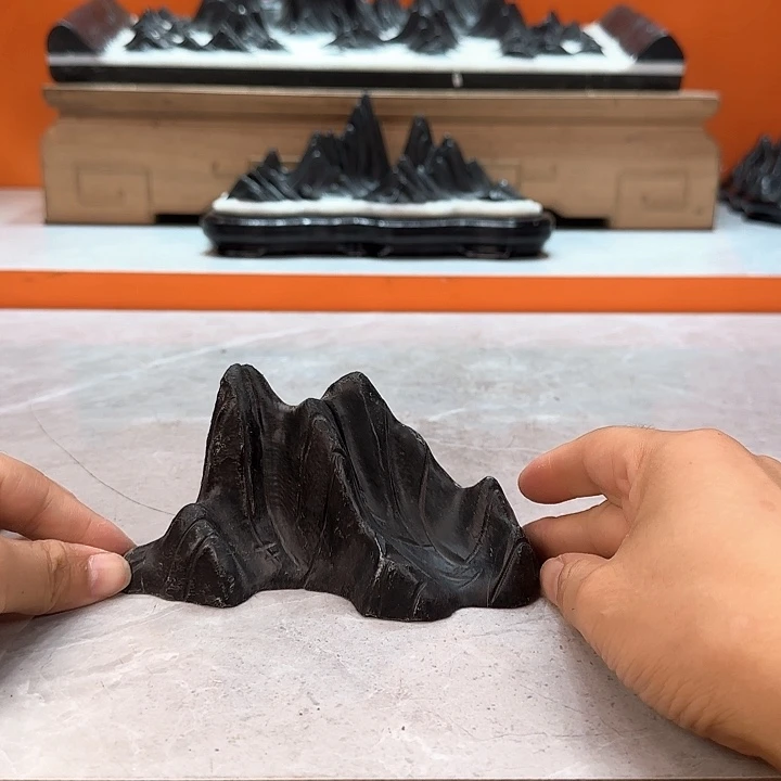 奇石茶宠鱼缸文房摆件