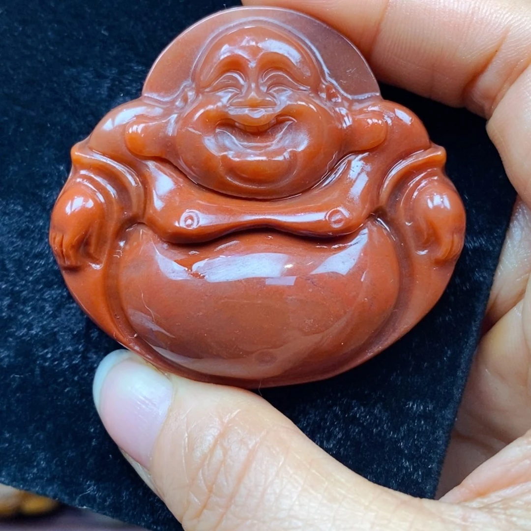 未镶嵌石英质玉（黄龙玉）颈饰
