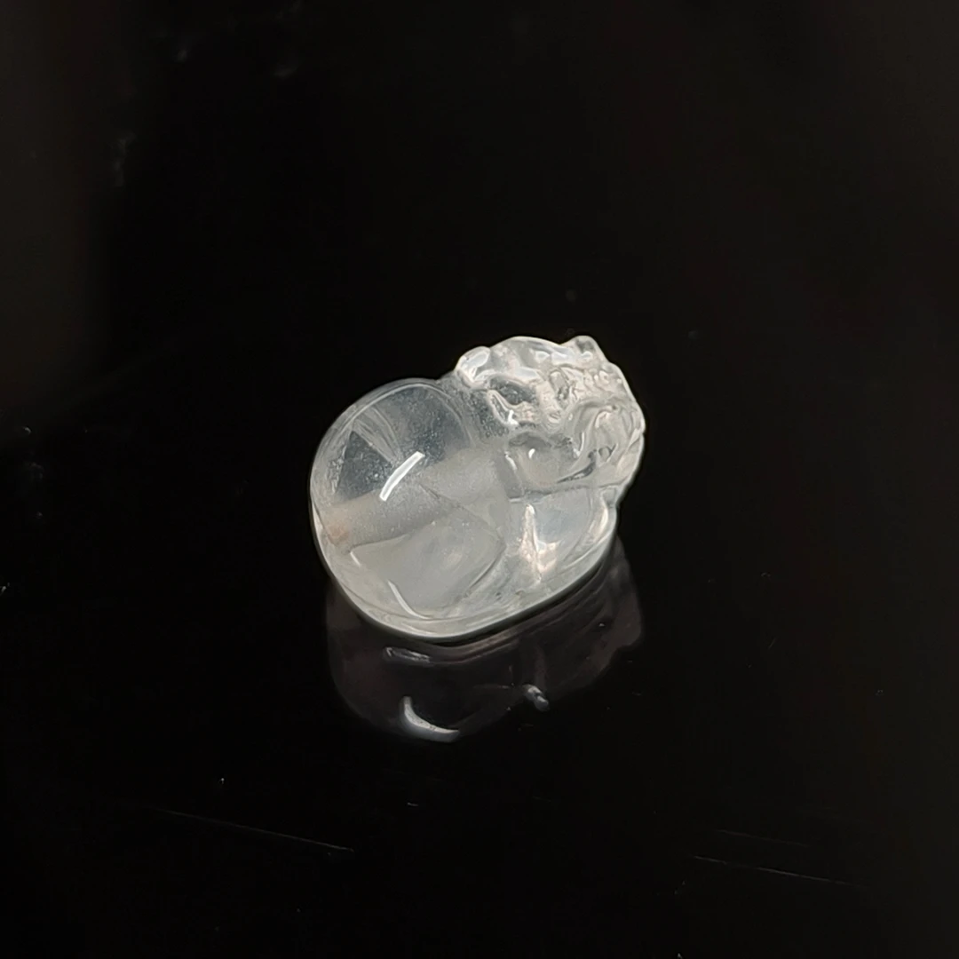 【貔貅】天然白水晶配件高14mm/宽11mm 多样性发一