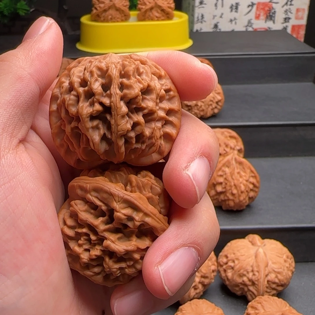 念***人吊坠文玩核桃42秦闷