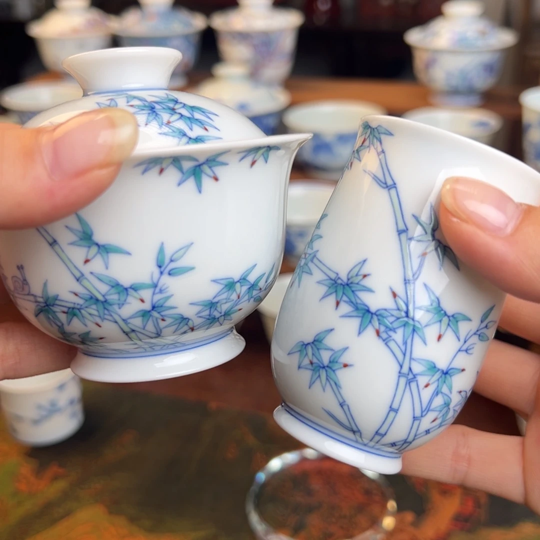 知冬煮雪手工手绘茶具