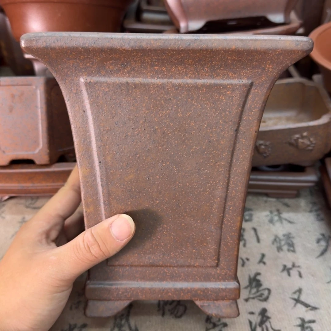 紫砂花盆57号宜兴紫砂正品花盆14x18