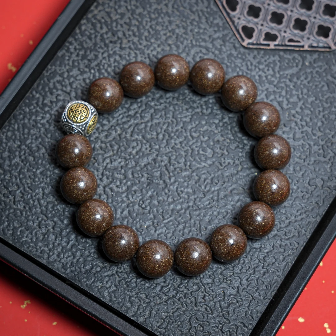 天木心丹合香珠12mm单圈手串 HX0101