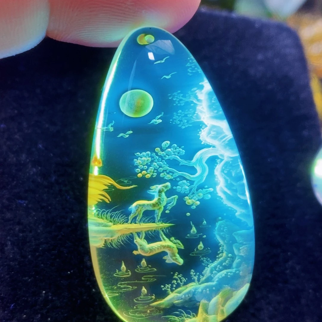 【闪购商品】金珀吊坠(不含链)未镶嵌