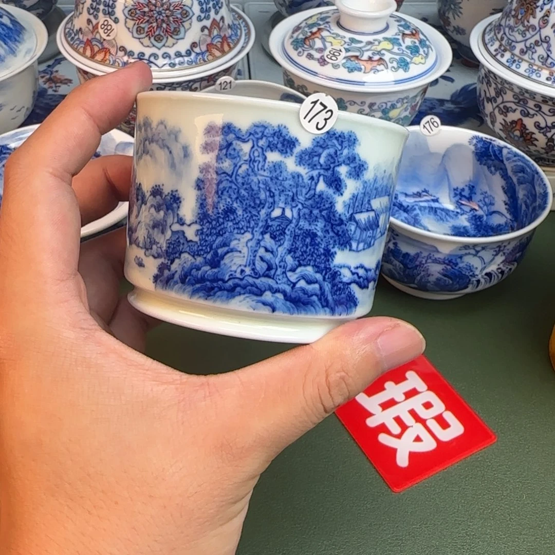彦祖纯手工手绘茶具173
