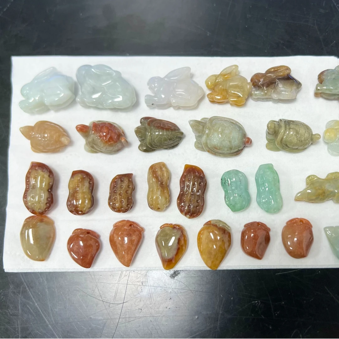 【大龙珠宝】天然翡翠裸石摆件/不支持指定/多样性发其一