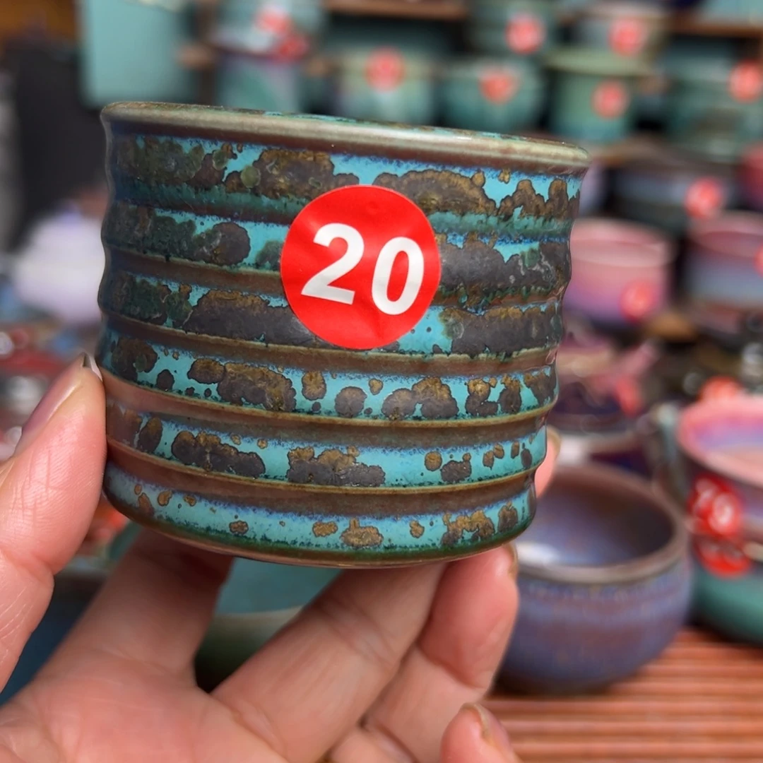 婉***扬手工制作手拉坯茶具